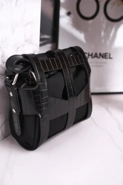 Hot Mała Torebka Listonoszka NBAG-J4107-C020 Czarna Torebki Nobo|Listonoszki