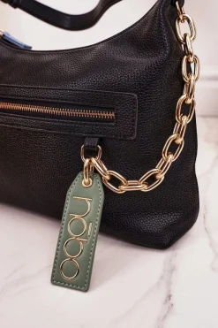 Outlet Mała Torebka Na Ramię NBAG-K1820 Czarna Torebki Nobo|Listonoszki