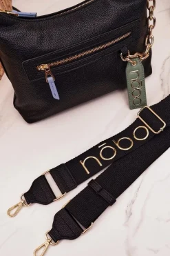 Outlet Mała Torebka Na Ramię NBAG-K1820 Czarna Torebki Nobo|Listonoszki