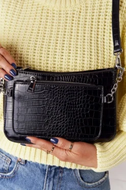 Online Boto Mała Torebka Na Ramię Z Saszetką Paris Czarna