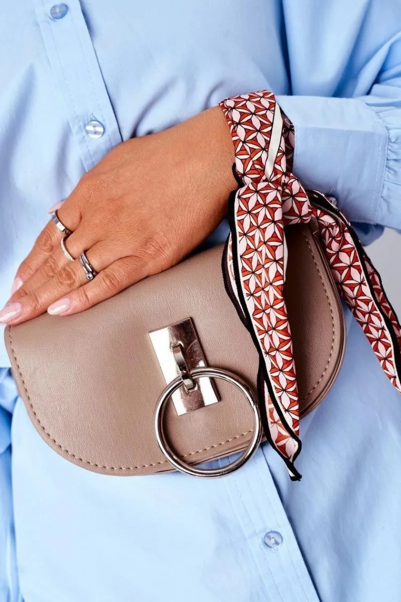 Clearance Mała Torebka Nerka 2w1 Bruno Rossi Beżowa Nerki|Torebki Klasyczne