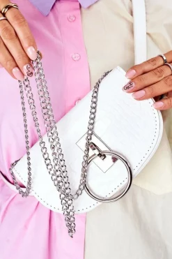 Boto Mała Torebka Nerka 2w1 Bruno Rossi Biała