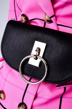 Best Boto Mała Torebka Nerka 2w1 Bruno Rossi Czarna