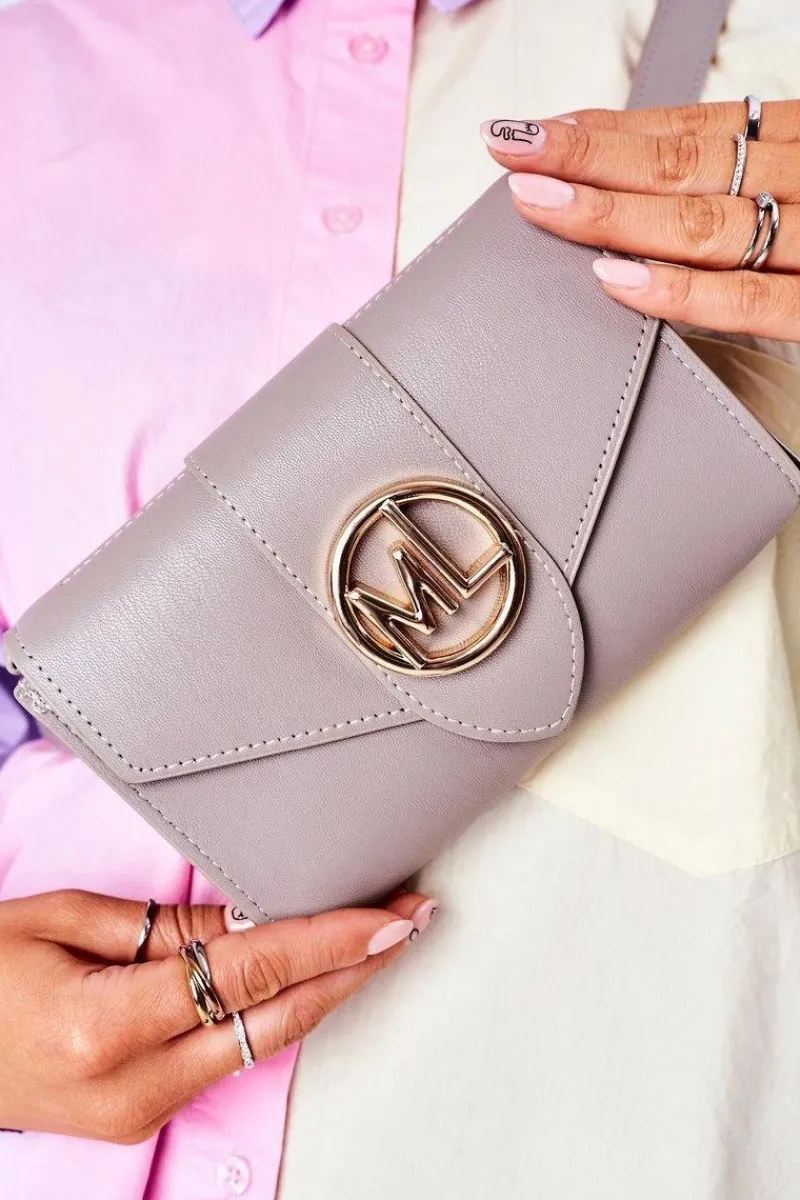 Nerki|Torebki Klasyczne>Boto Mała Torebka Nerka 2w1 Bruno Rossi Popielata