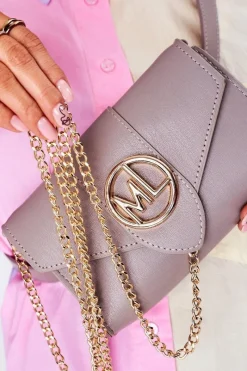 Nerki|Torebki Klasyczne>Boto Mała Torebka Nerka 2w1 Bruno Rossi Popielata