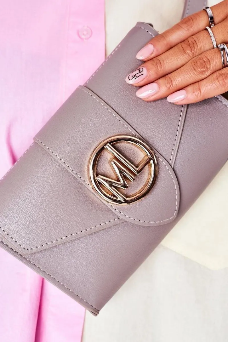 Nerki|Torebki Klasyczne>Boto Mała Torebka Nerka 2w1 Bruno Rossi Popielata