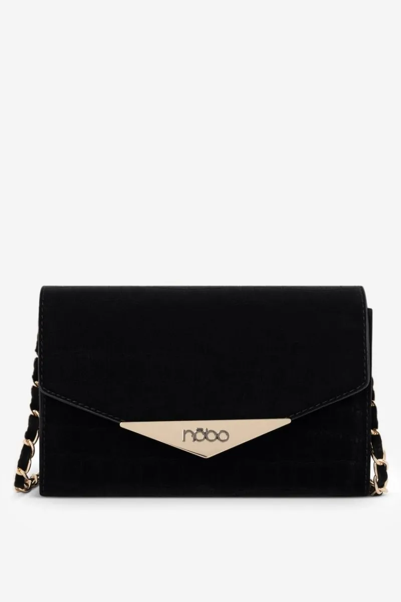 Torebki Nobo|Listonoszki>Nobo Mała Torebka Wizytowa NBAG-R3042-C020 Czarna