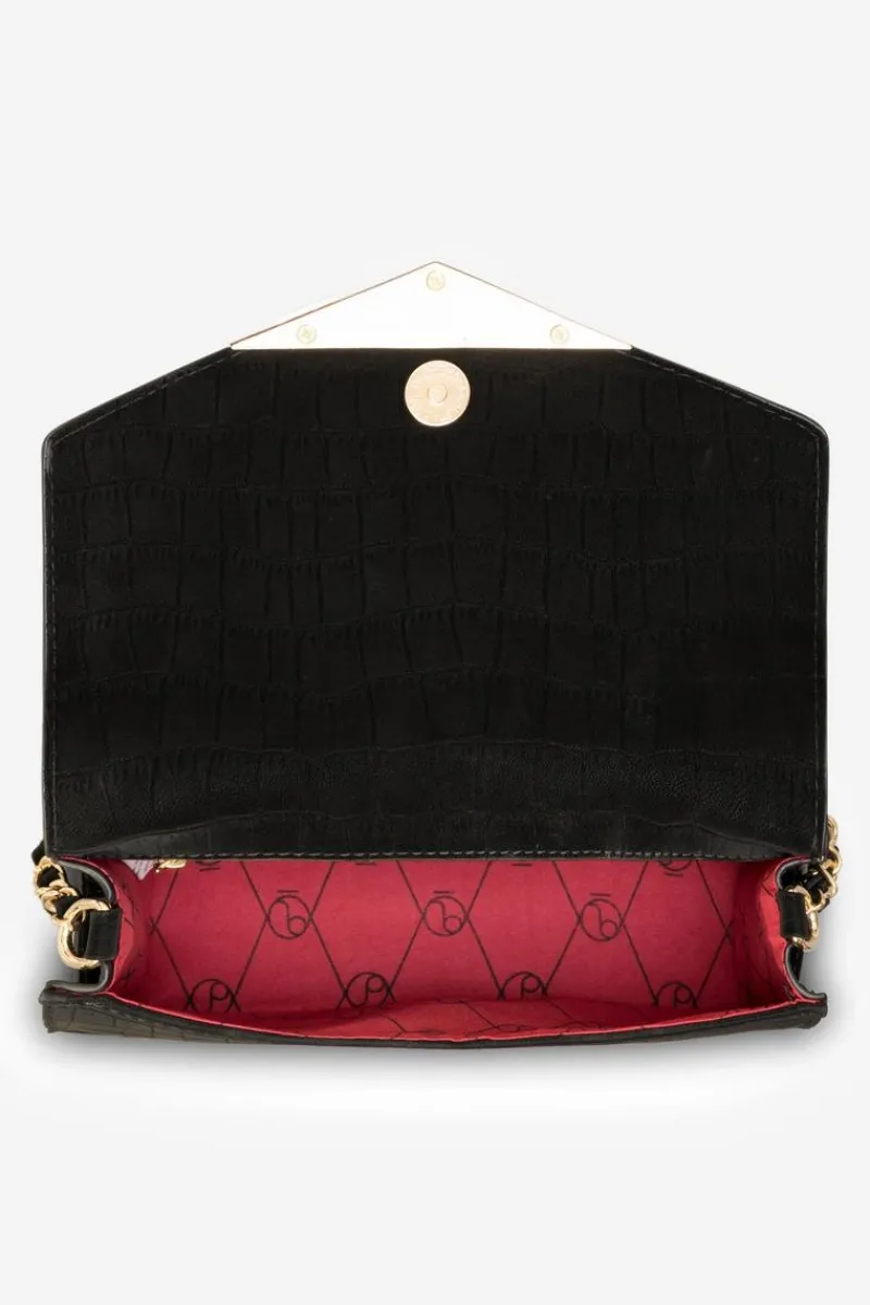 Torebki Nobo|Listonoszki>Nobo Mała Torebka Wizytowa NBAG-R3042-C020 Czarna