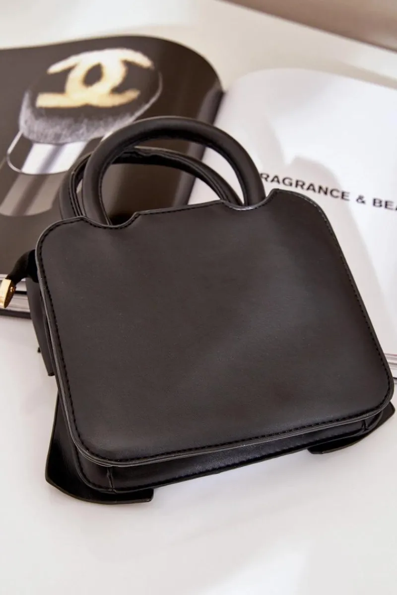 Hot Boto Mała Torebka Z Kokardą Czarna Nesehe