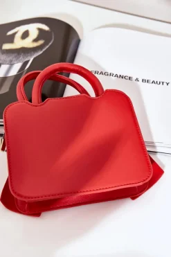 Online Mała Torebka Z Kokardą Czerwona Nesehe Torebki Kuferki