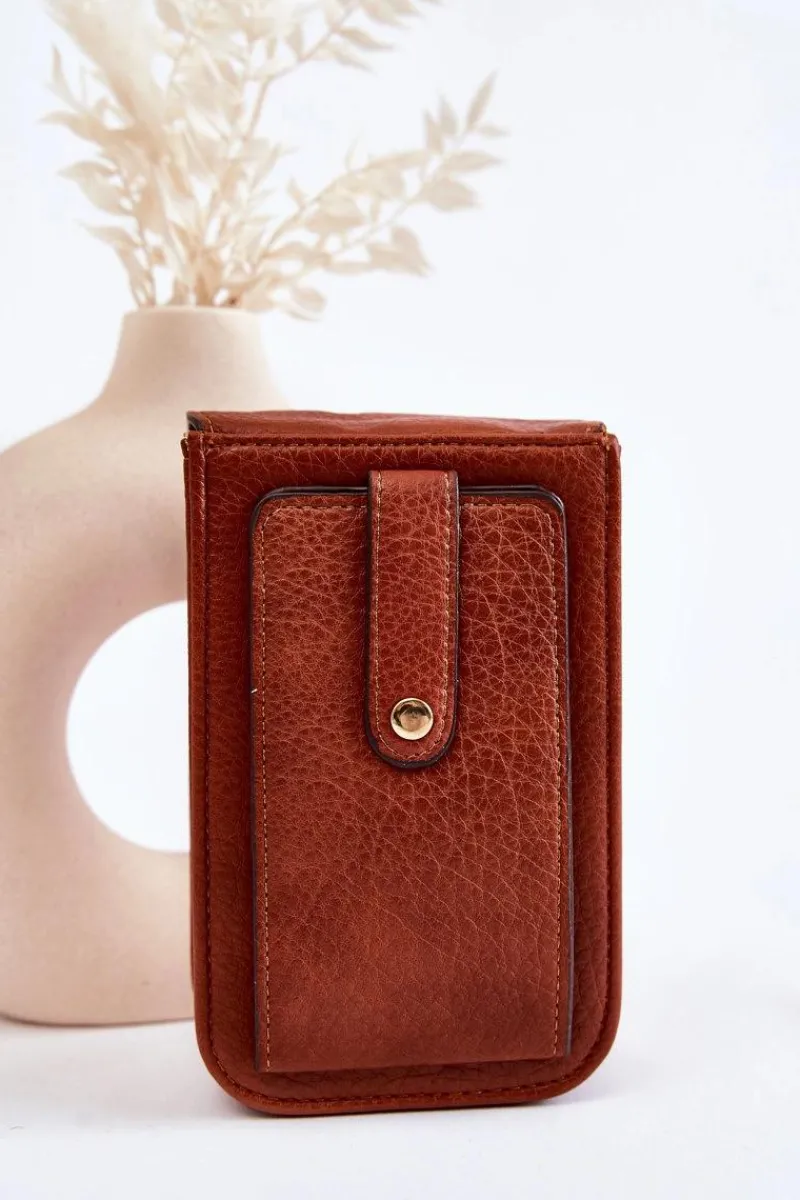 Mała Torebka Z Ozdobą Brązowa Neliss Listonoszki