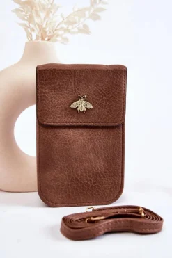 Sale Boto Mała Torebka Z Ozdobą Ciemnobrązowa Neliss