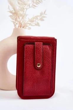 Hot Boto Mała Torebka Z Ozdobą Czerwona Neliss