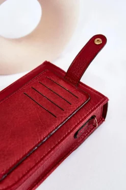 Hot Boto Mała Torebka Z Ozdobą Czerwona Neliss