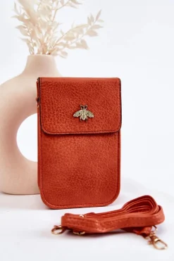 Discount Boto Mała Torebka Z Ozdobą Pomarańczowa Neliss