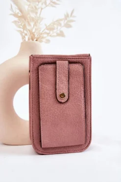 Outlet Mała Torebka Z Ozdobą Różowa Neliss Listonoszki