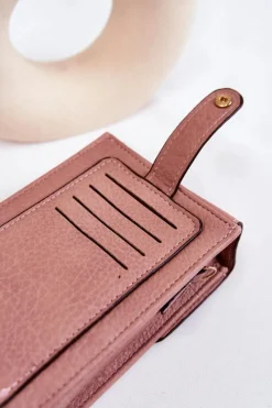 Outlet Mała Torebka Z Ozdobą Różowa Neliss Listonoszki