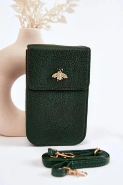 Listonoszki>Boto Mała Torebka Z Ozdobą Zielona Neliss