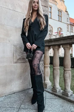 Kozaki Ocieplane|Kozaki Na Szpilce></noscript>Boto Marszczone Kozaki Na Szpilce Z Eko Zamszu Ocieplane Czarne Mavella Czarny