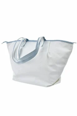 Online Materiałowa Duża Torba Big Star NN574050 Biała Torby Sportowe|Torebki Klasyczne