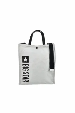 Online Big Star Shoes Materiałowa Torba Big Star NN574001 Biała