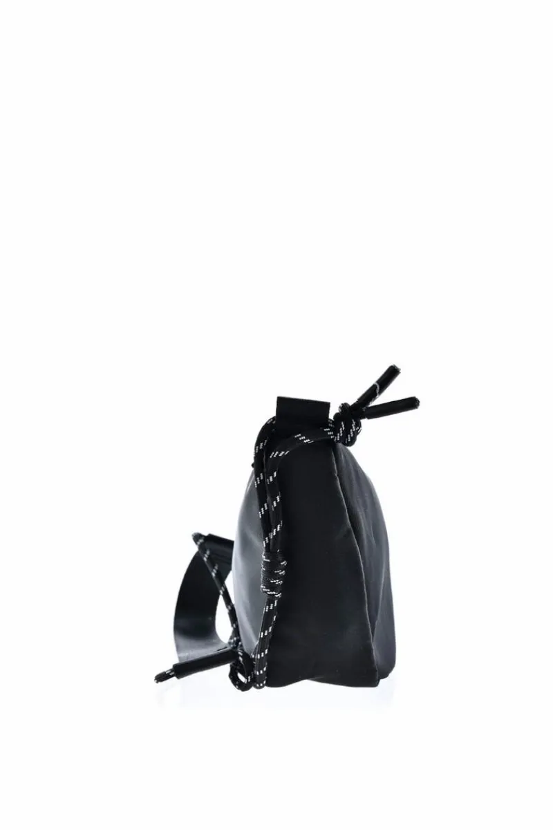 Discount Materiałowa Torebka Big Star LL574124 Czarna Nerki|Listonoszki