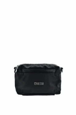 Nerki|Listonoszki>Big Star Shoes Materiałowa Torebka Nerka 2w1 Big Star LL574158 Czarna