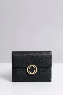 New Mały Damski Czarny Portfel Portmonetka Portfele