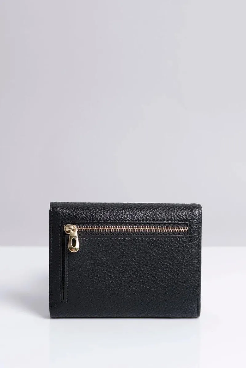 New Mały Damski Czarny Portfel Portmonetka Portfele