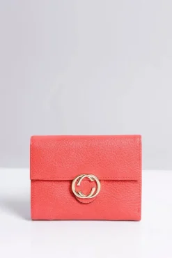 Hot Boto Mały Damski Czerwony Portfel Portmonetka