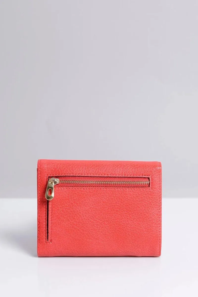 Hot Boto Mały Damski Czerwony Portfel Portmonetka