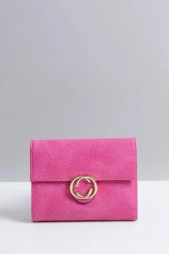 Portfele>Boto Mały Damski Portfel Portmonetka Fuksja