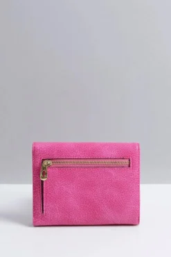 Portfele>Boto Mały Damski Portfel Portmonetka Fuksja