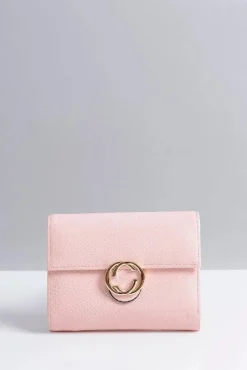 Best Mały Damski Portfel Pudrowy Róż Portmonetka Portfele