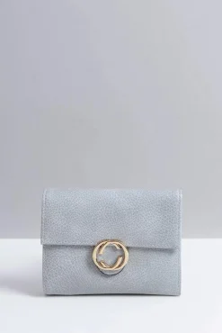 Portfele>Boto Mały Damski Szary Portfel Portmonetka