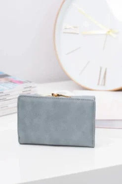 Portfele>Boto Mały Damski Szary Portfel Na Bigiel