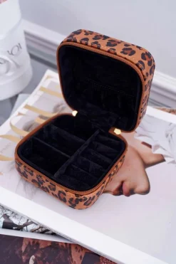 Sale Nobo Mały Kuferek Szkatułka Na Biżuterię Panterka NBOX-I08-C017