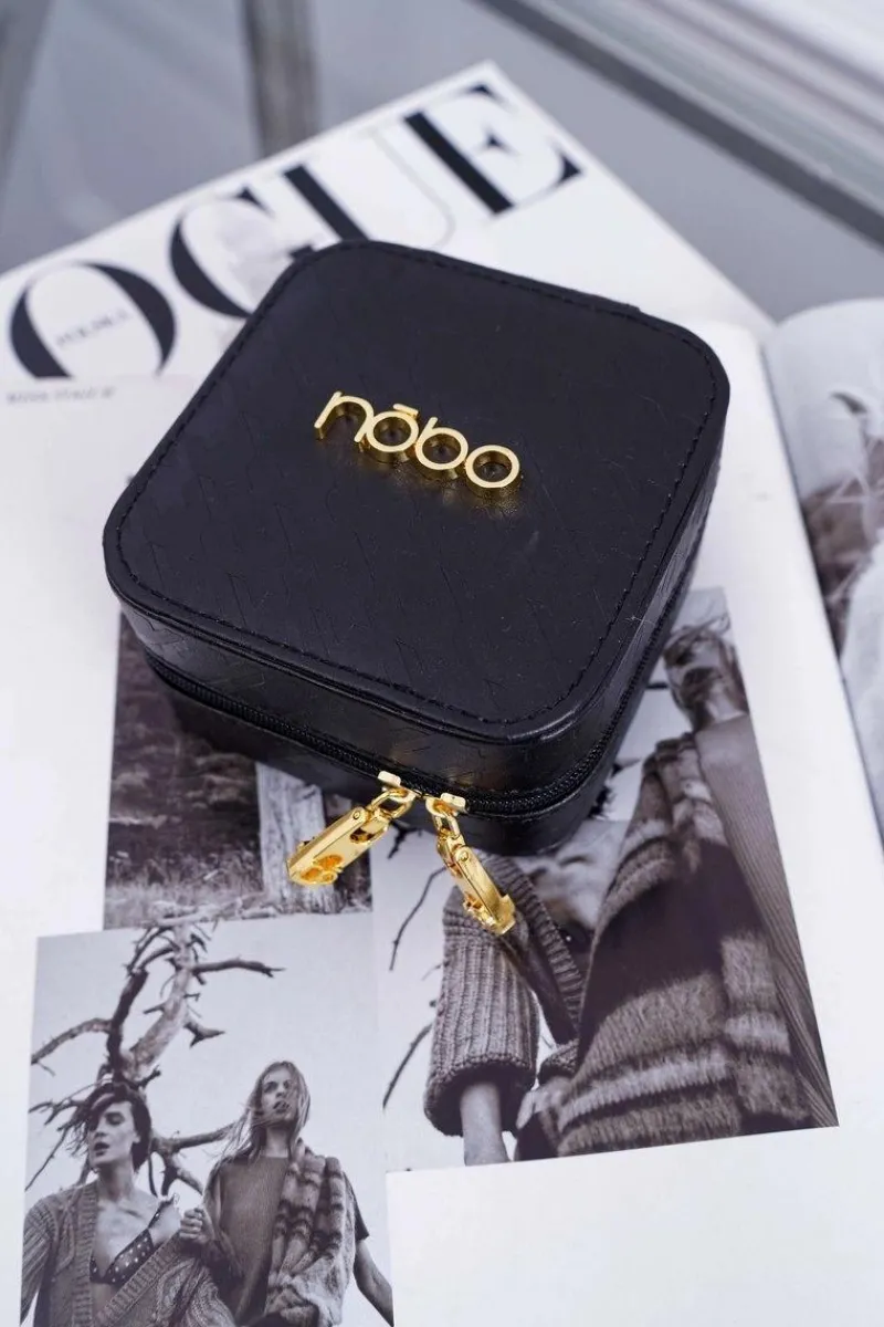 Torebki Nobo|Torebki Kuferki>Nobo Mały Kuferek Szkatułka Na Biżuterię Czarny NBOX-I08-C020