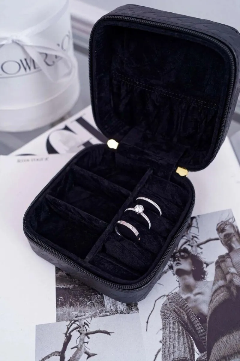 Torebki Nobo|Torebki Kuferki>Nobo Mały Kuferek Szkatułka Na Biżuterię Czarny NBOX-I08-C020