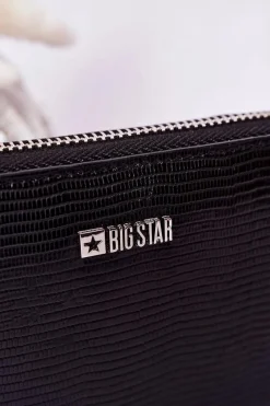 Discount Mały Portfel Big Star HH674007 Czarny Portfele