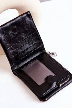 Clearance Boto Mały Portfel Na Magnes Czarny Damaris