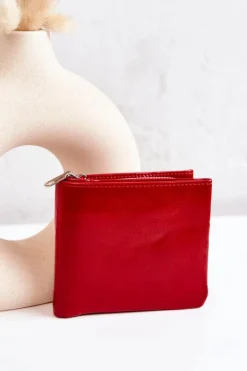 Best Boto Mały Portfel Na Magnes Czerwony Damaris
