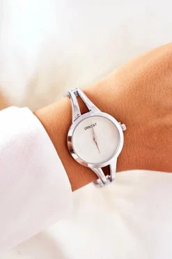 Discount Mały Zegarek Na Bransolecie Srebrny Zegarki