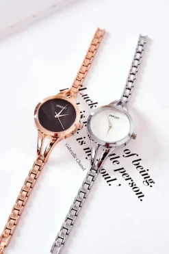 Discount Mały Zegarek Na Bransolecie Srebrny Zegarki