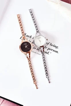 Discount Mały Zegarek Na Bransolecie Srebrny Zegarki