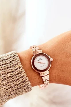 Zegarki>Giorgio&Dario Mały Zegarek Na Bransolecie Różowe Złoto