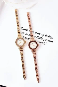 Zegarki></noscript>Giorgio&Dario Mały Zegarek Na Bransolecie Różowe Złoto