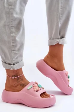 Klapki Na Platformie|Klapki Damskie Klasyczne><noscript><img width=