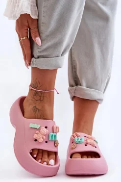 Klapki Na Platformie|Klapki Damskie Klasyczne><noscript><img width=