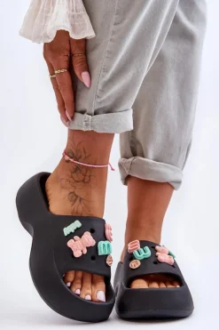 Klapki Na Platformie|Klapki Damskie Klasyczne><noscript><img width=